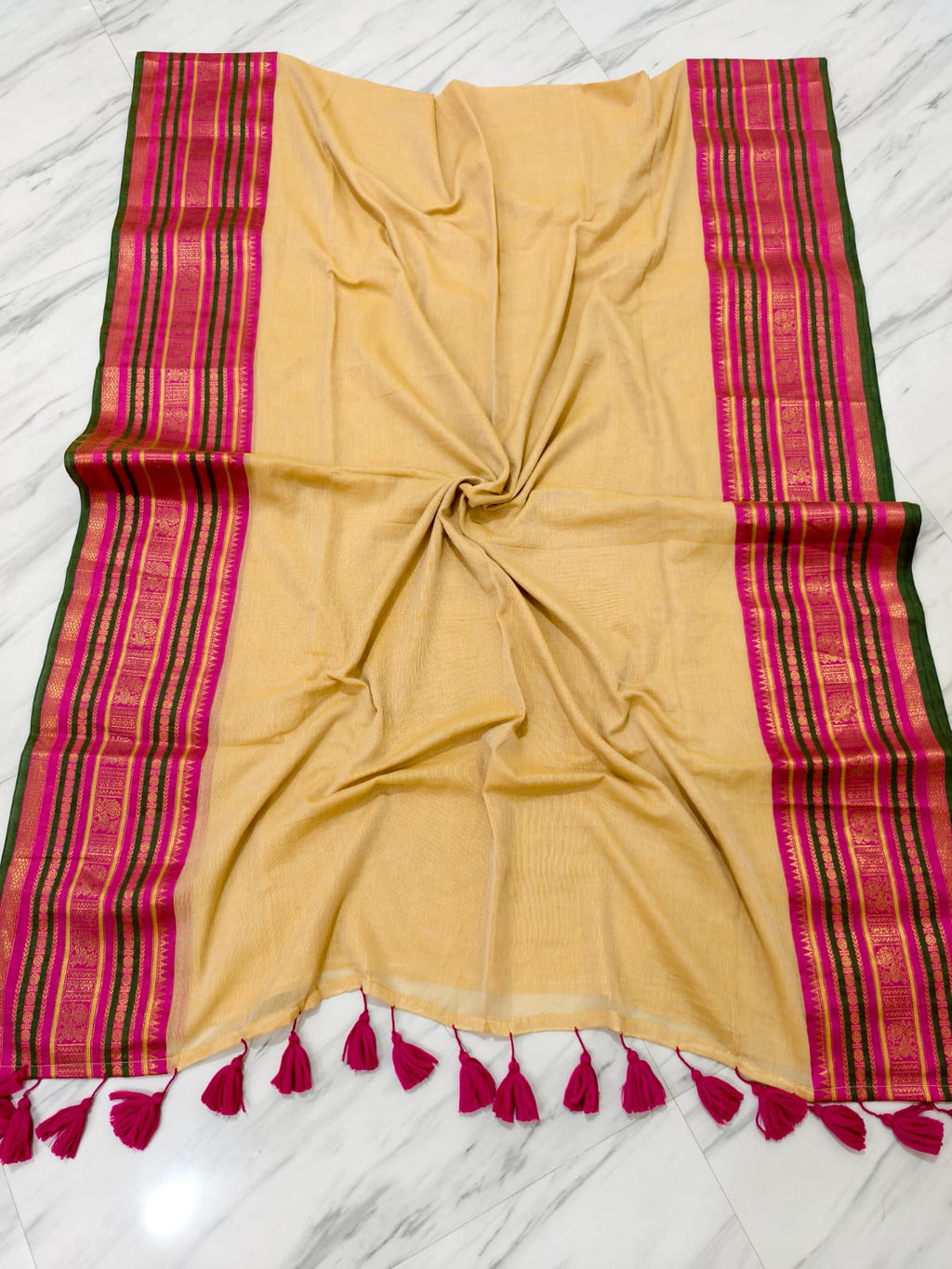 120 COUNT MUL MUL COTTON SAREE