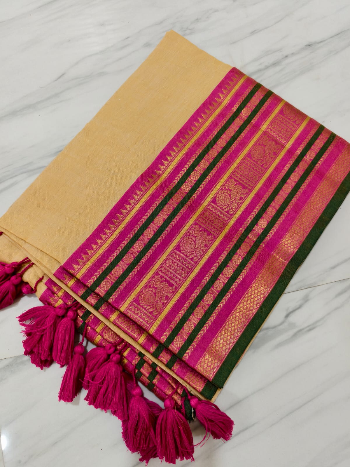 120 COUNT MUL MUL COTTON SAREE